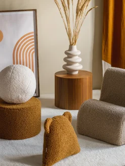 Niños Wigiwama Cojín peluche de borreguillo Bear