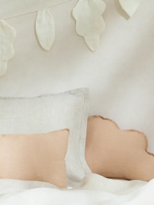 Niños Nobodinoz Cojín peluche de lino Cloud