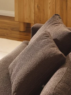 Westwing Collection Cojín sofá en tejido bouclé Tribeca