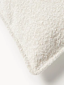 Westwing Collection Cojín sofá grande en tejido bouclé Lennon, 60 x 60 cm