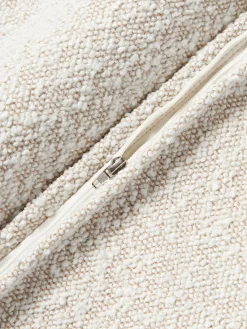 Westwing Collection Cojín sofá grande en tejido bouclé Lennon, 60 x 60 cm