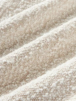 Westwing Collection Cojín sofá grande en tejido bouclé Lennon, 60 x 60 cm