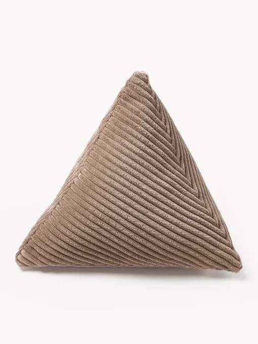 Westwing Collection Cojín triangular de pana Kylen