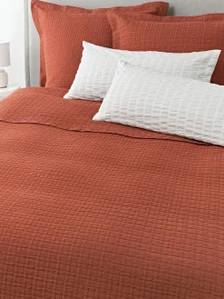 Westwing Collection Colcha con estructura gofre Orville^ Mantas|Colchas