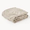 Westwing Collection Colcha con ribete capitoné Faye^ Mantas|Colchas