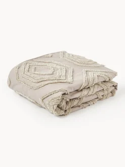 Westwing Collection Colcha con ribete capitoné Faye^ Mantas|Colchas