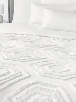Westwing Collection Colcha con ribete capitoné Faye^ Colchas|Mantas