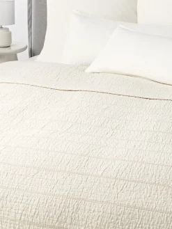 Westwing Collection Colcha de algodón texturizado Lianna