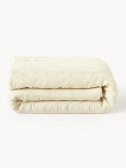 Westwing Collection Colcha de muselina con flecos Bethany