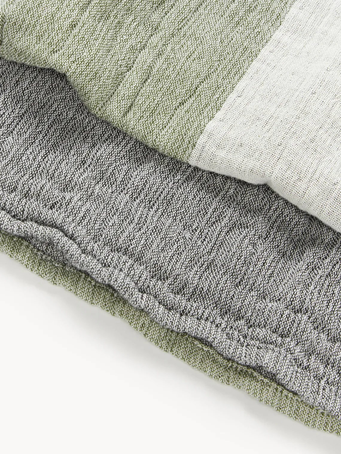 Westwing Collection Colcha de muselina en tejido jacquard Hekla