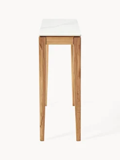 Westwing Collection Consola con tablero en efecto mármol Jackson