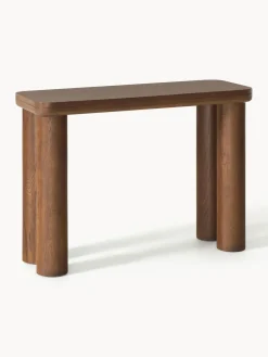 Westwing Collection Consola de madera de roble Kalia
