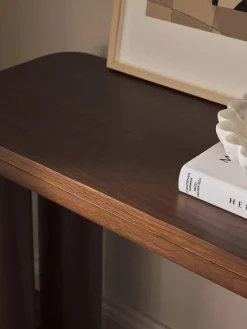 Westwing Collection Consola de madera de roble Kalia