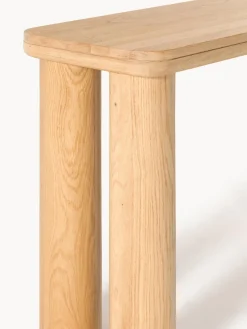 Westwing Collection Consola de madera de roble Kalia