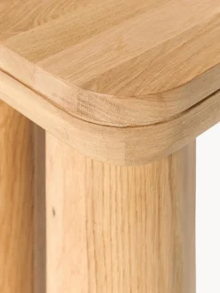 Westwing Collection Consola de madera de roble Kalia