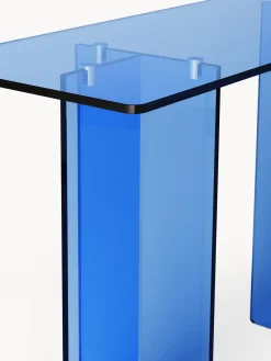 Westwing Collection Consola de vidrio Anouk