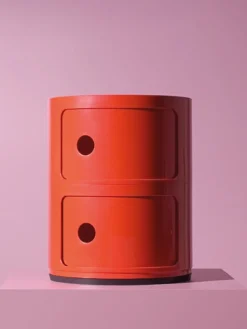 Kartell Contenedor de diseño Componibili, 2 módulos^ Cajoneras|Mesitas De Noche