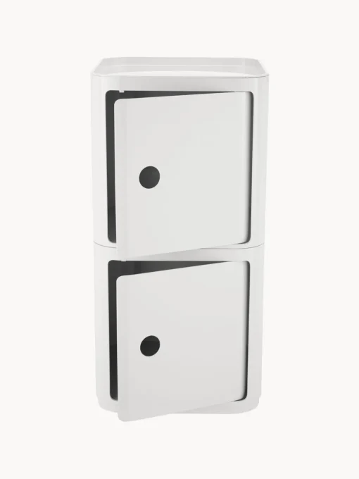Kartell Contenedor de diseño Componibili, 2 módulos