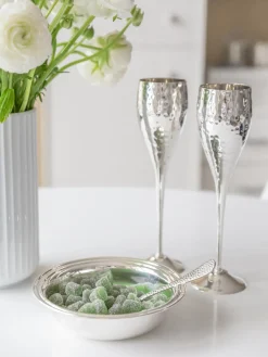 Edzard Copas de champán artesanales Dodo, 2 uds.