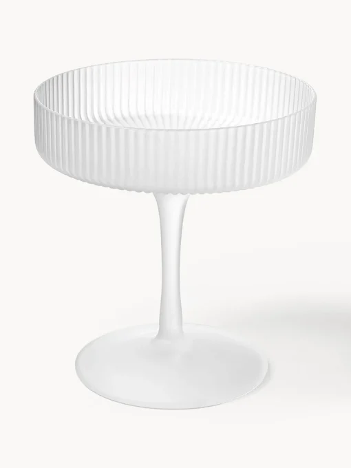 Ferm Living Copas de champán sopladas con relieves Ripple^ Copas De Champagne|Vajillas Completas