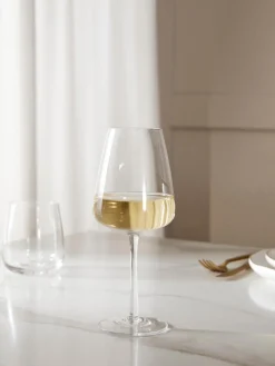 Westwing Collection Copas de vino blanco sopladas Ellery, 4 uds.^ Copas De Vino|Vajillas Completas