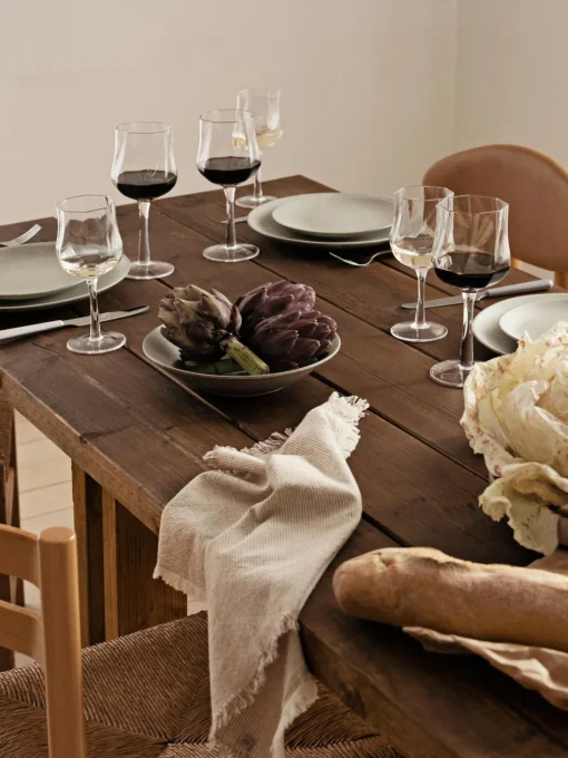 Broste Copenhagen Copas de vino blanco sopladas Limfjord, 4 uds.^ Copas De Vino|Vajillas Completas