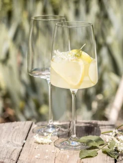 Zwiesel Glas Copas de vino velado exuberante de cristal Vivid Senses, 2 uds.^ Copas De Vino|Vajillas Completas