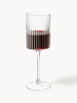 Westwing Collection Copos de vino soplados Aleo, 4 uds.^ Menaje De Mesa