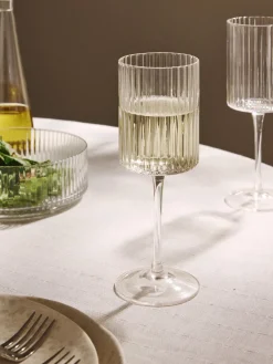 Westwing Collection Copos de vino soplados Aleo, 4 uds.^ Menaje De Mesa