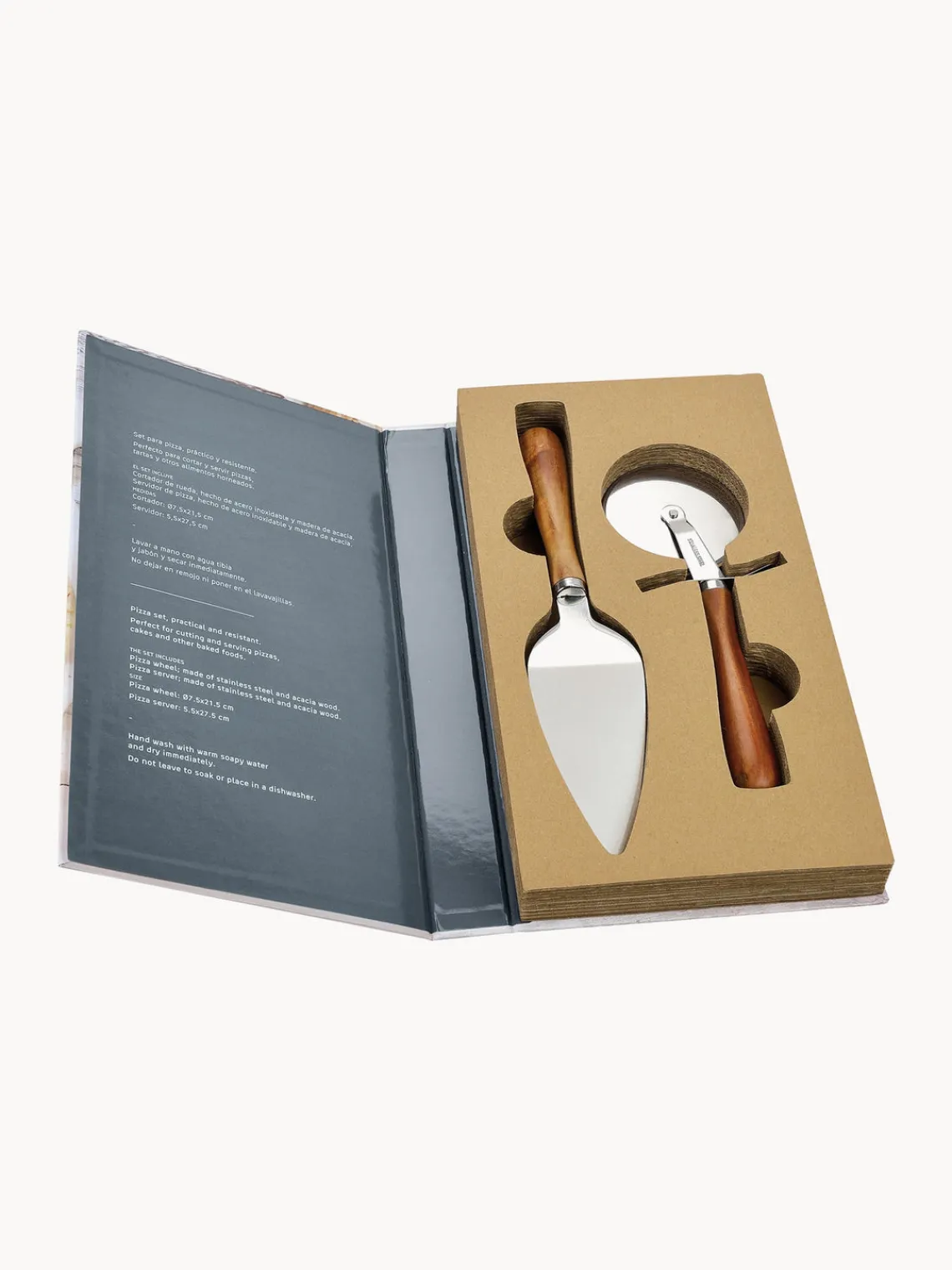 Andrea House Cortador y servidor de pizza Belli, 2 pcs.^ Artículos De Cocina|Utensilios De Cocina