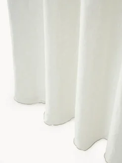 Westwing Collection Cortinas de lino semitransparentes con dobladillo Eleonara, 2 uds.^ Mantas|Cortinas Y Visillos