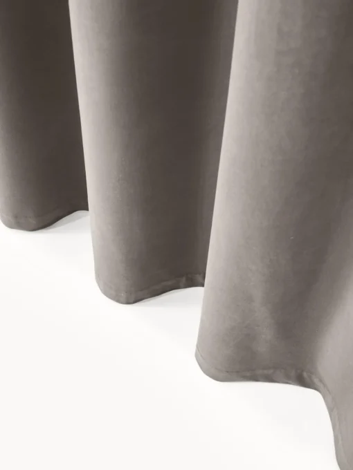 Westwing Collection Cortinas de terciopelo oscuras con ojales Rush, 2 uds.^ Cortinas Y Visillos|Mantas