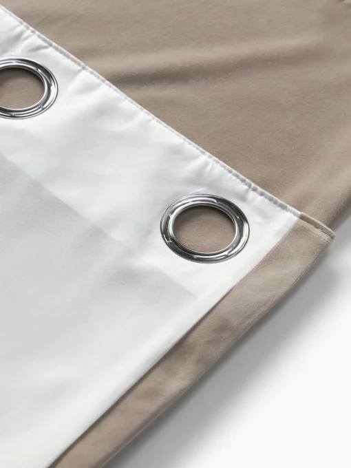 Westwing Collection Cortinas oscurecedoras de terciopelo con ojales Rush, 2 uds.
