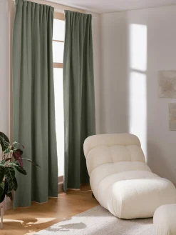 Westwing Collection Cortinas semiopacas con multibanda Jensen, 2 uds.