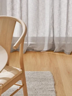 Westwing Collection Cortinas semitransparente con cinta de lazo Gardine Ibiza, 2 uds.^ Cortinas Y Visillos|Mantas