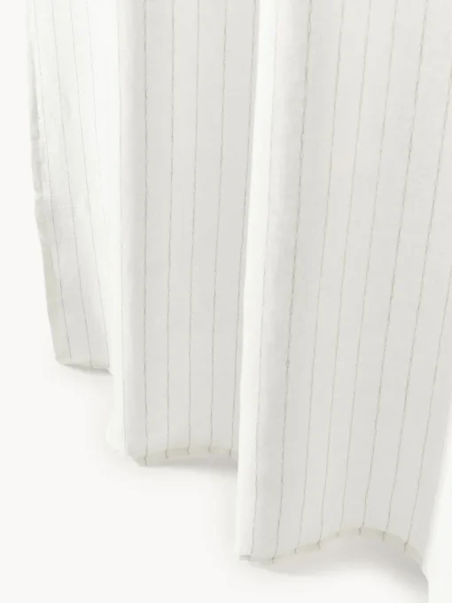Westwing Collection Cortinas semitransparente con cinta de lazo Birch, 2 uds.^ Cortinas Y Visillos|Mantas