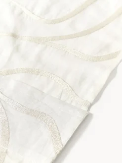 Westwing Collection Cortinas semitransparentes con lazos Lidia, 2 uds.^ Cortinas Y Visillos|Mantas