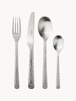 Broste Copenhagen Cubertería cepillada mate Hune, 4 comensales (16 pzas.)^ Juego De Cubiertos|Vajillas Completas