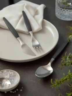 Gense Cubertería cepillada mate Focus de Luxe, 4 comensales (12 pzas.)