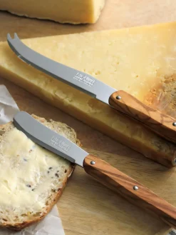Laguiole Cuchillos para queso Debutant Country, 2 uds.^ Cuchillos De Cocina Y Bloques|Cuchillos De Queso