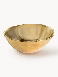 Bitossi Home Cuenco de porcelana con borde irregular dorado Edge
