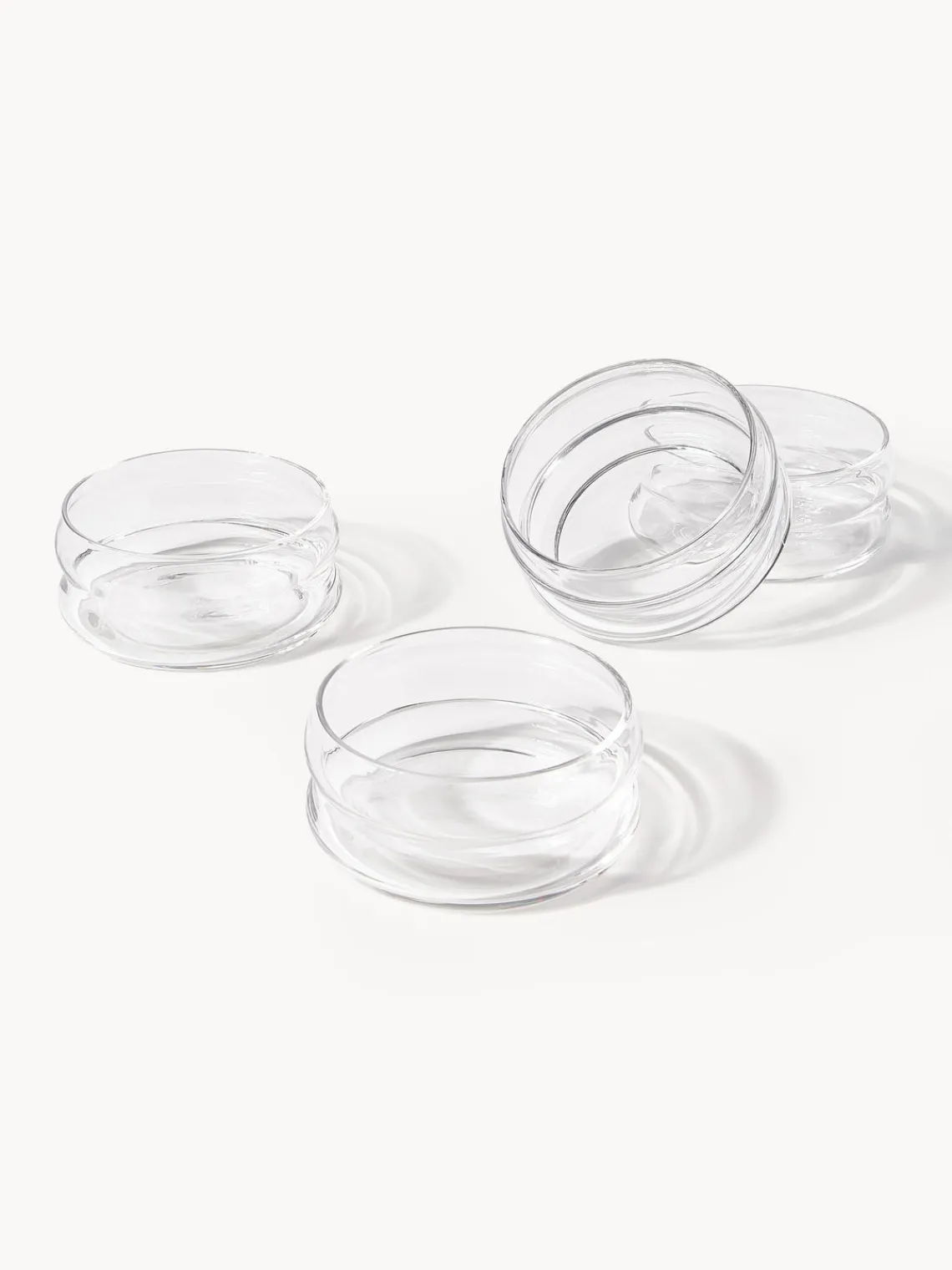 Westwing Collection Cuenco soplado artesanalmente Bubbly, 4 uds.