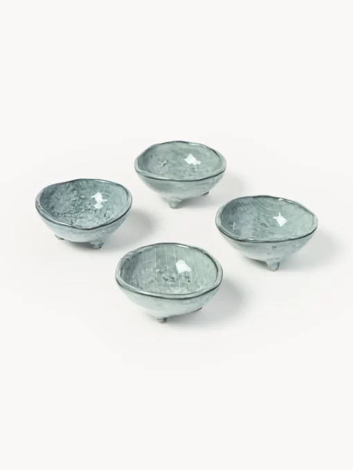 Broste Copenhagen Cuencos artesanales Nordic Sea, 4 uds.