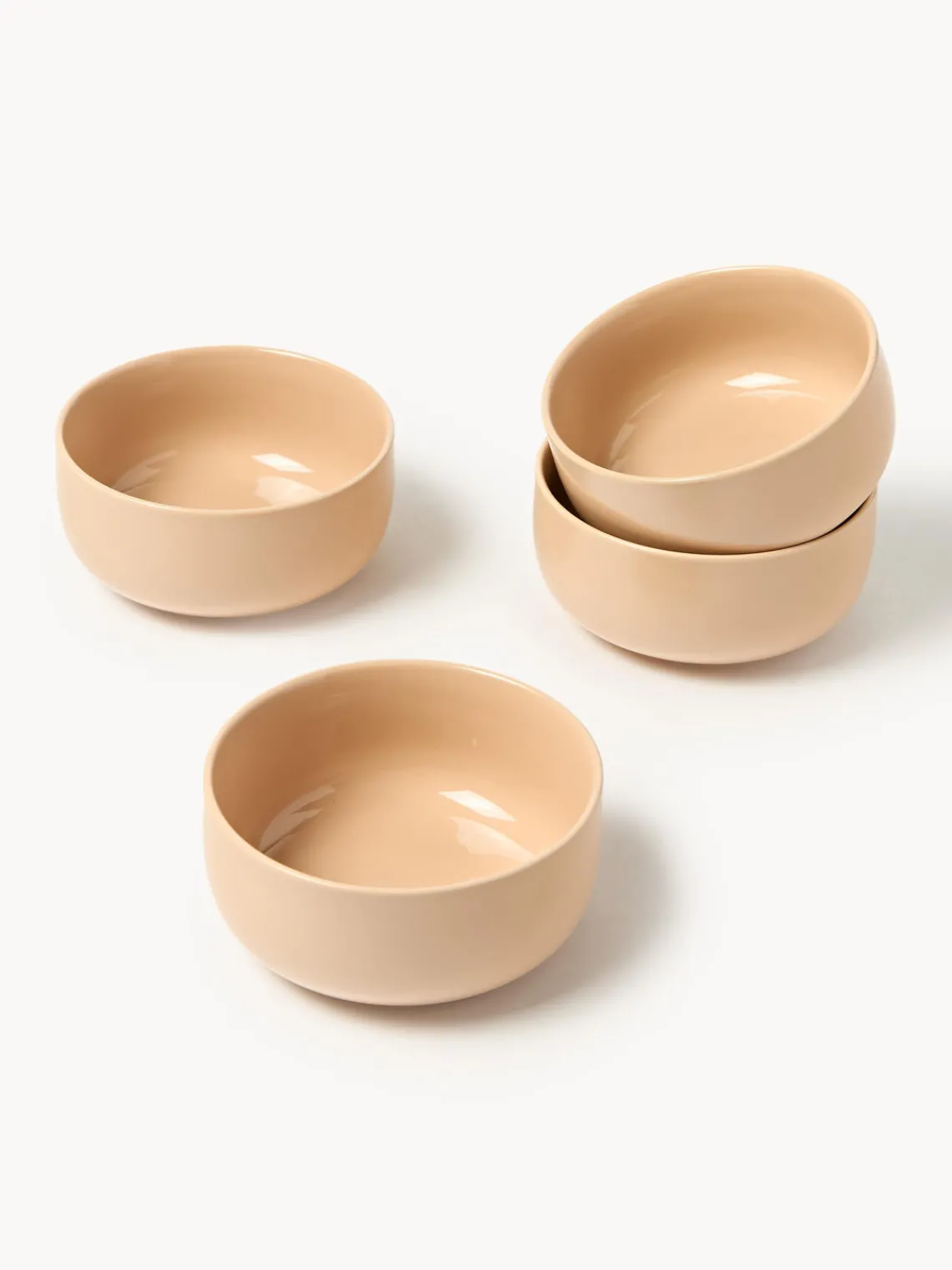 Westwing Collection Cuencos de porcelana Nessa, 4 uds.^ Boles Y Tazones|Vajillas Completas