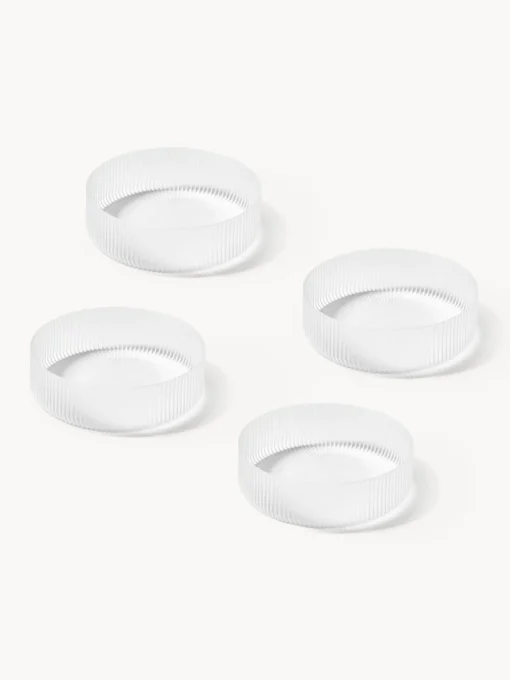 Ferm Living Cuencos soplados con relieves Ripple, 4 uds.
