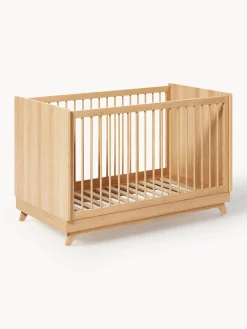 Niños Cuna de madera de haya Maralis, 70 x 140 cm