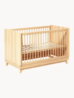 Niños Cuna de madera de haya Maralis, 70 x 140 cm