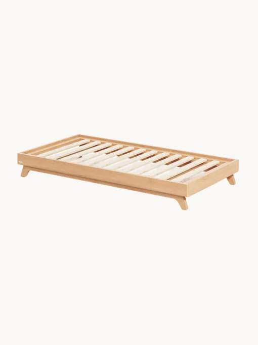 Niños Cuna de madera de haya Maralis, 70 x 140 cm