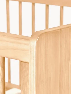Niños Cuna de madera de haya Maralis, 70 x 140 cm