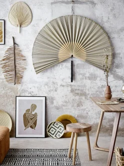 Bloomingville Decoración de pared de bambú Jaime^ Objetos Decorativos De Pared|Jarrones